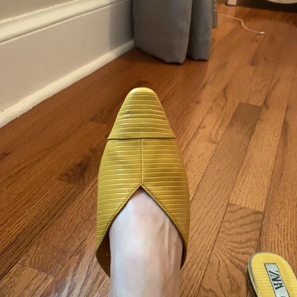 Zara mustard mules - Picture 2 of 5